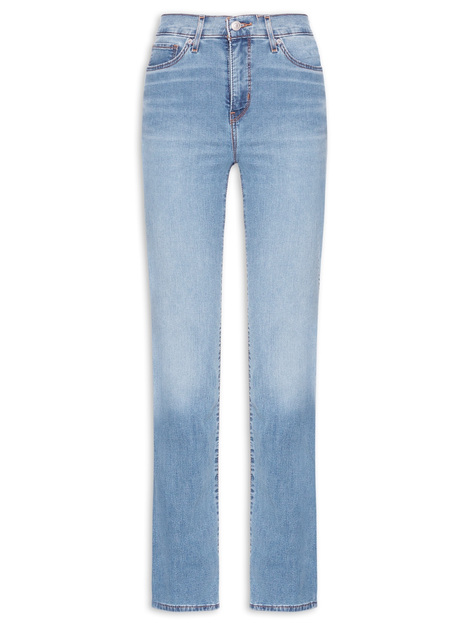 Calça Feminina Jeans 314 Shaping Straight Azul Levi's