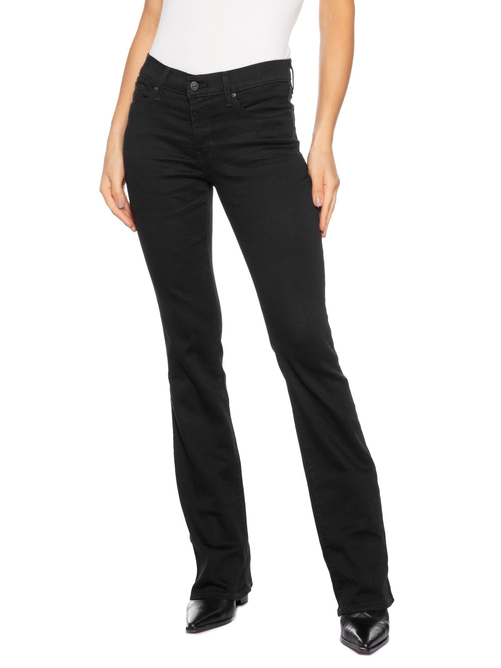Calça Feminina Jeans 315 Shaping Boot Preto Levi's