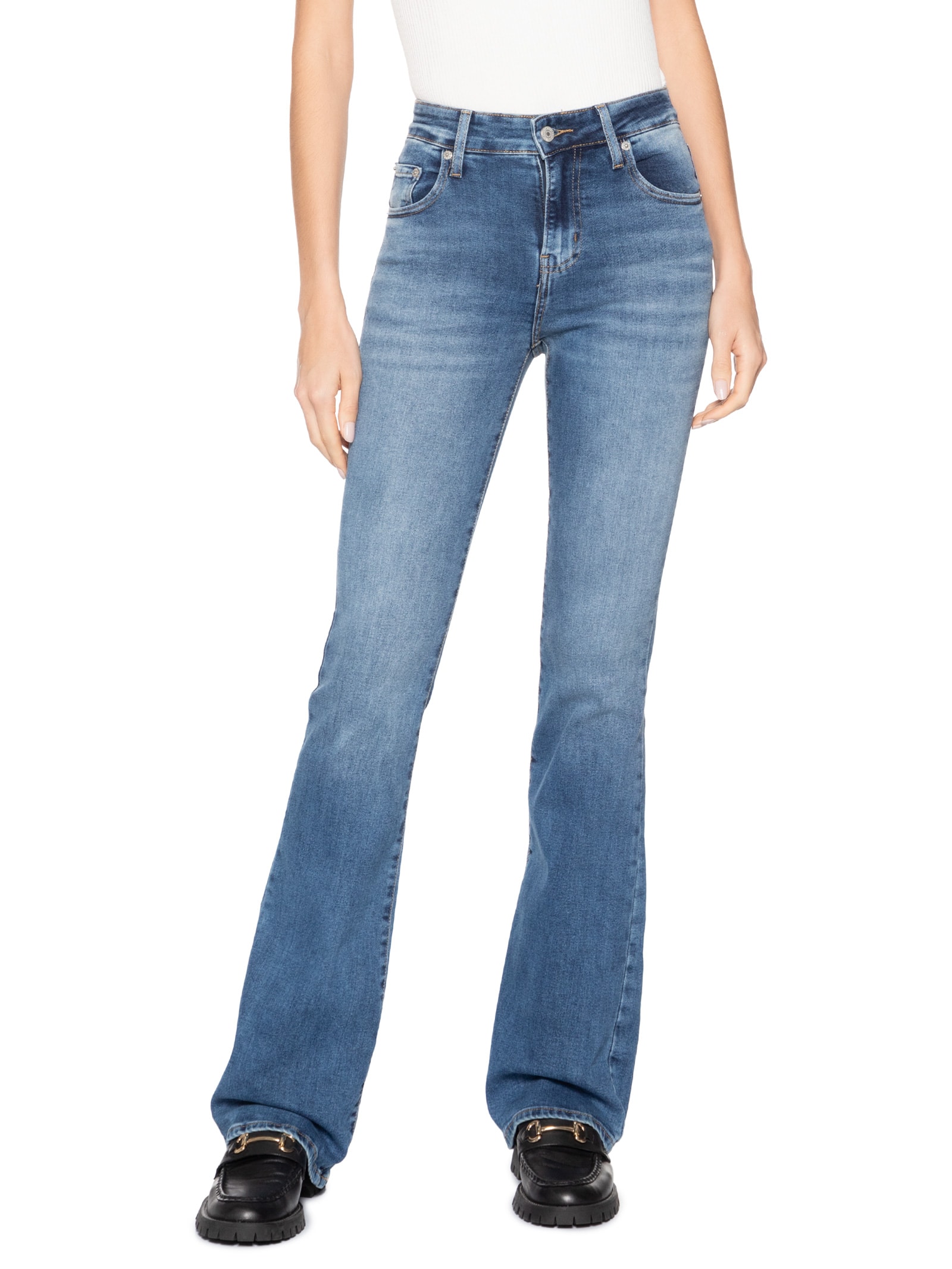 Calça Feminina Jeans 726 Hr Flare Azul Levi's