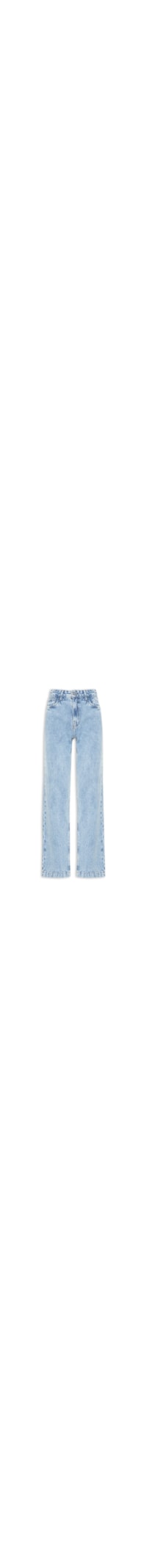 Calça Feminina Jeans A Reta Cropped - Azul