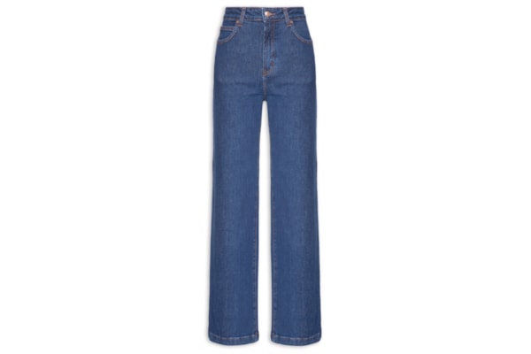 Calça Feminina Jeans A Super Reta 1967 - Azul