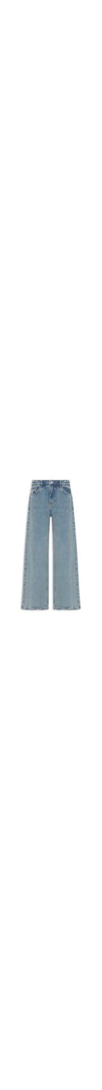 Calça Feminina Jeans A Wide Leg Dirty - Azul