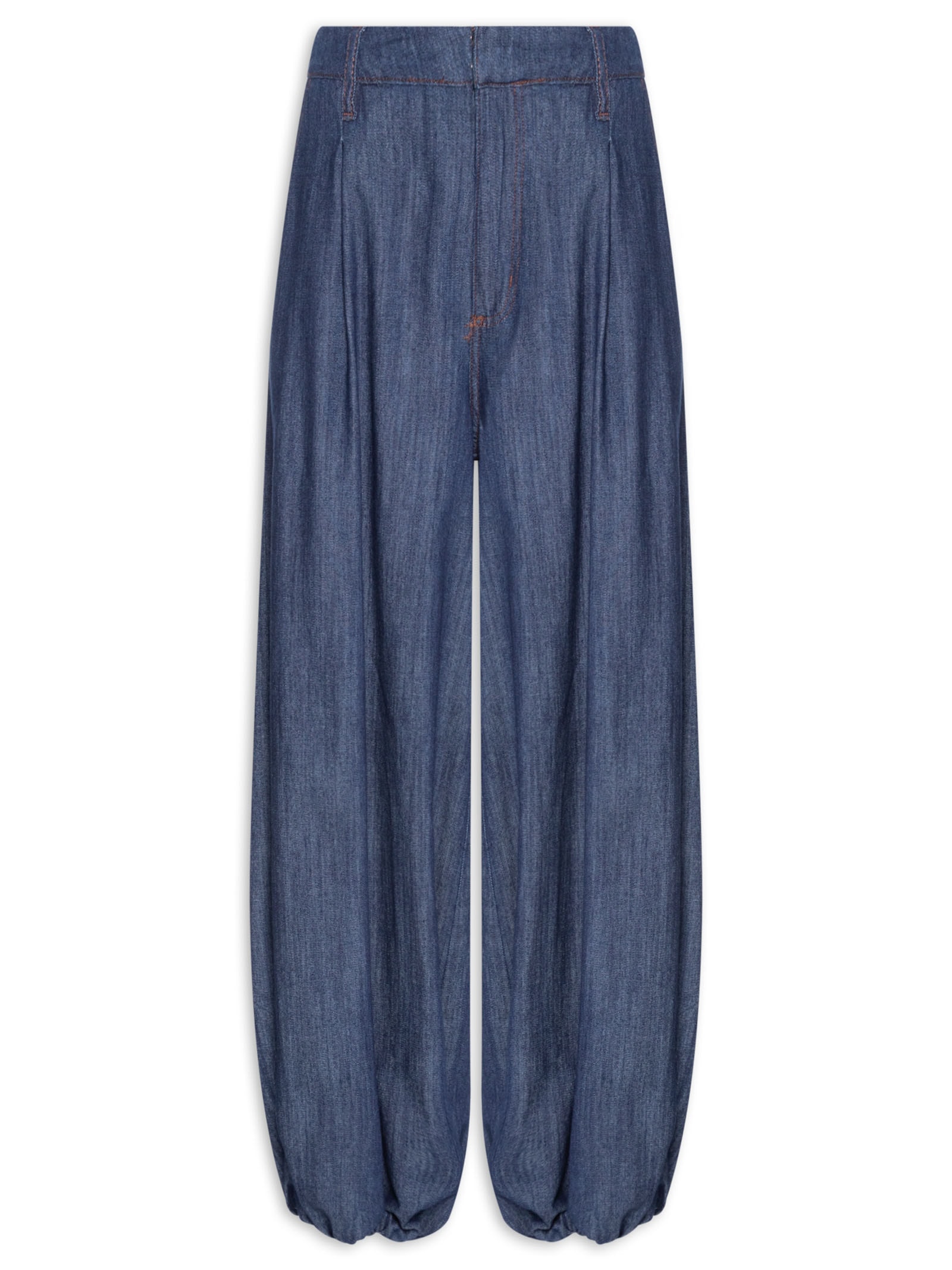 Calça Feminina Jeans Aladim Cintura Média Azul My Favorite