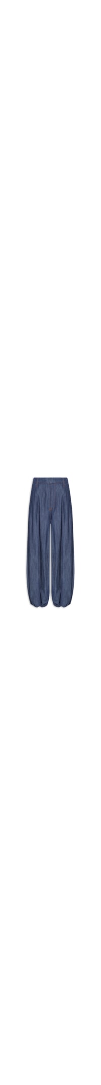 Calça Feminina Jeans Aladim Cintura Média - Azul