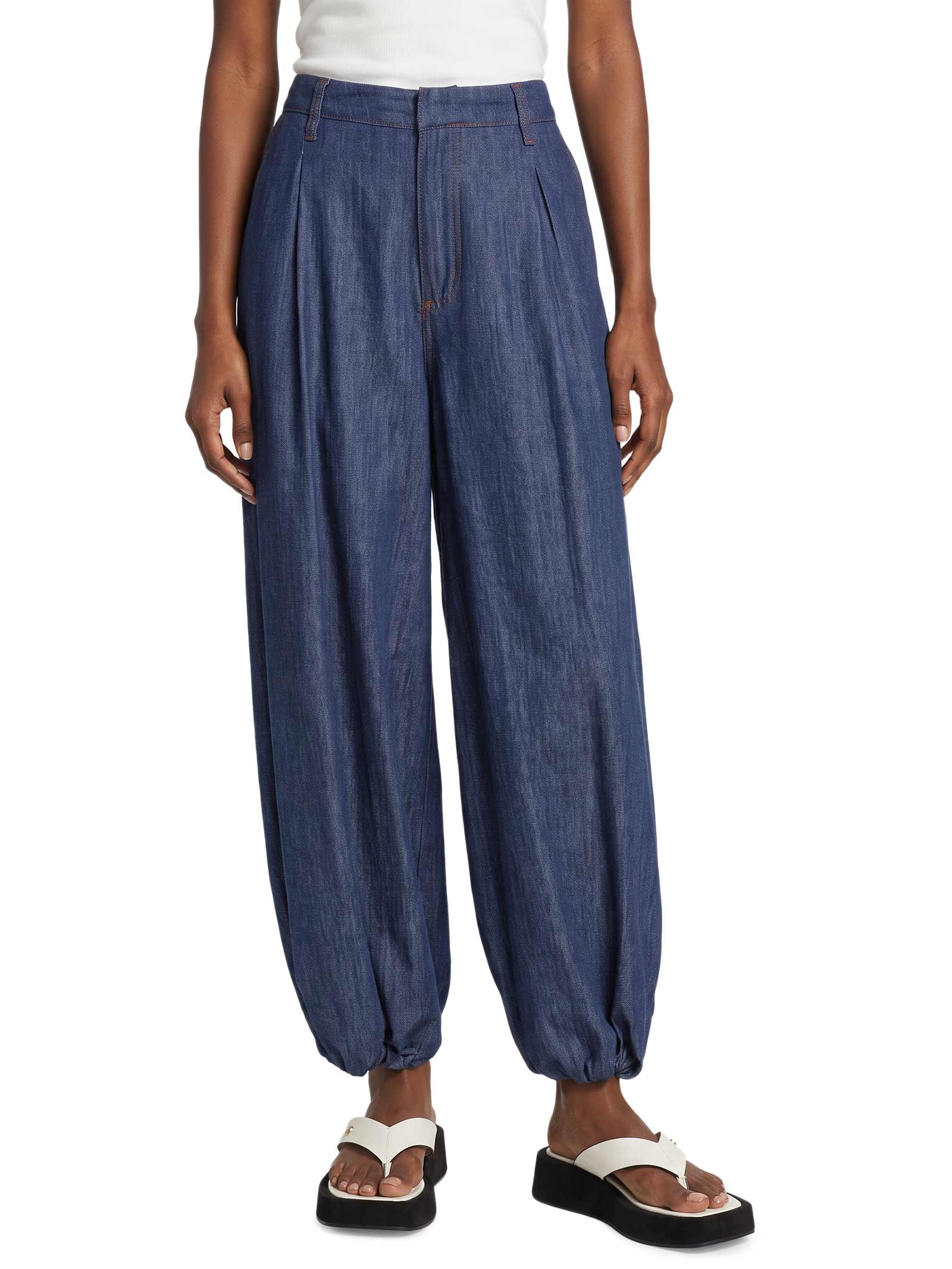 Calça Feminina Jeans Aladim Cintura Média Azul My Favorite
