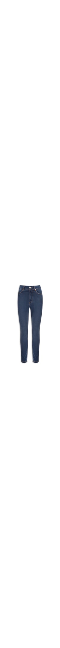 Calça Feminina Jeans Allure Skinny Blue Escuro - Azul