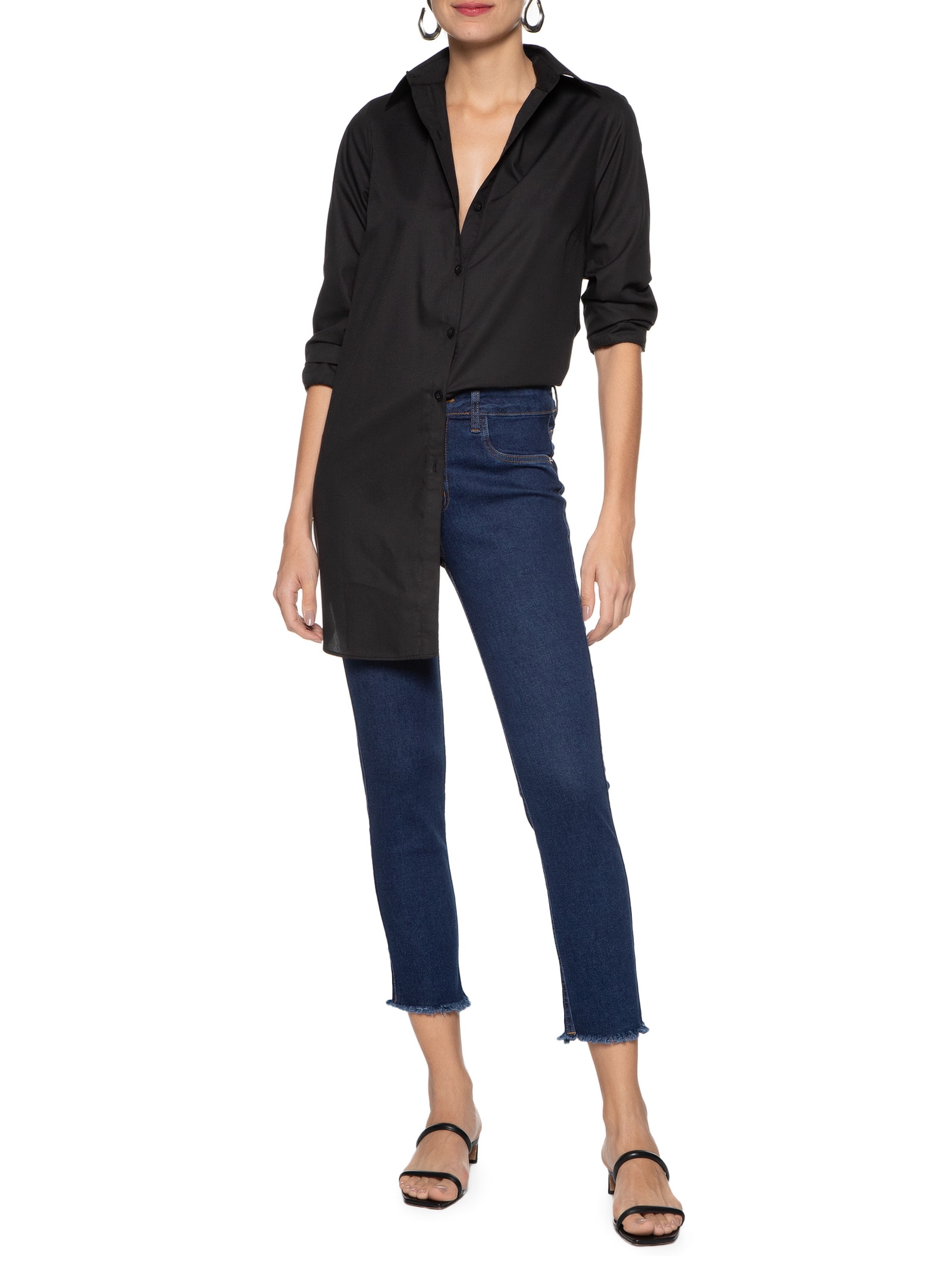 Calça Feminina Jeans Anke High Azul My Favorite Things