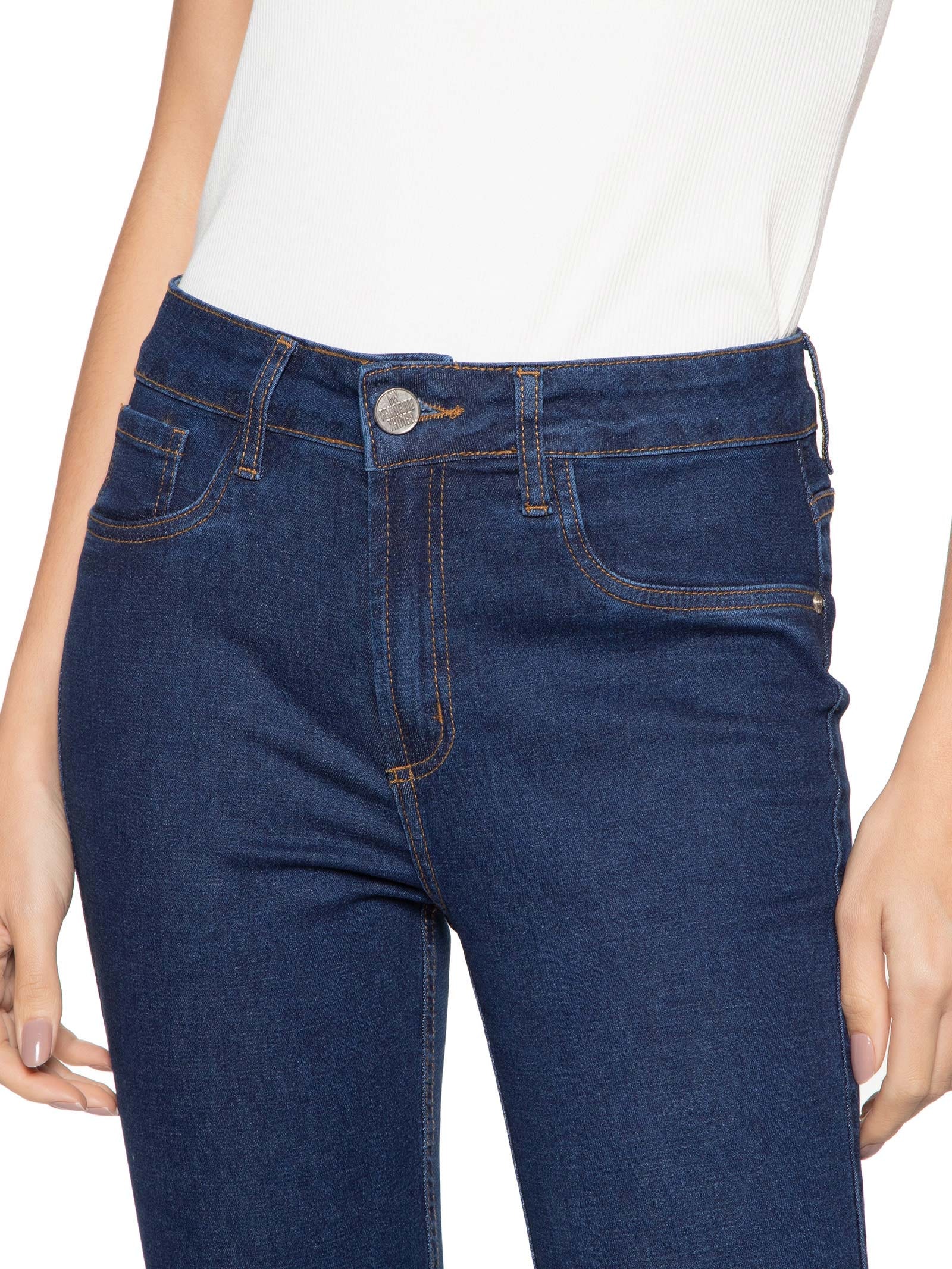 Calça Feminina Jeans Anke High Azul My Favorite Things