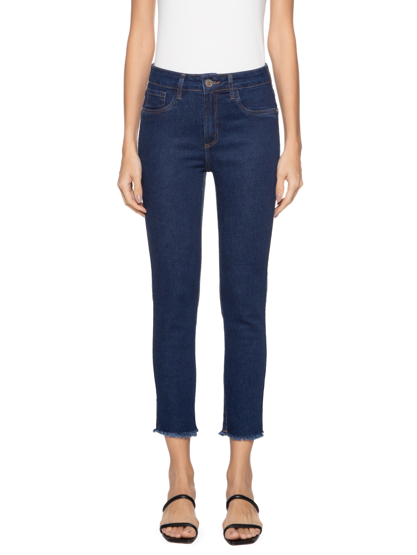 Calça Feminina Jeans Anke High Azul My Favorite Things