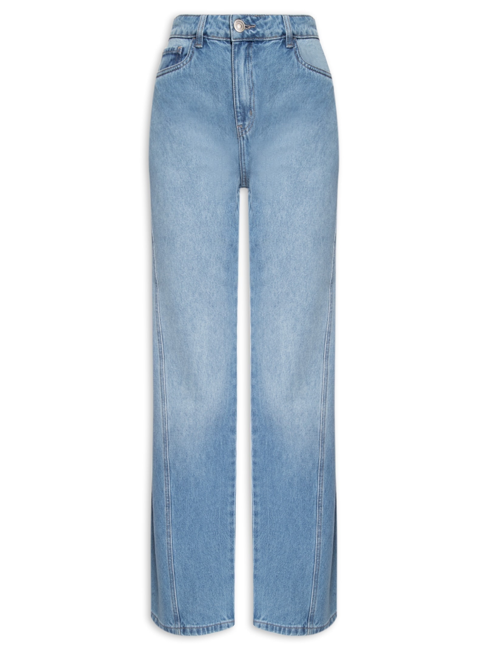 Calça Feminina Jeans Azul Dzarm