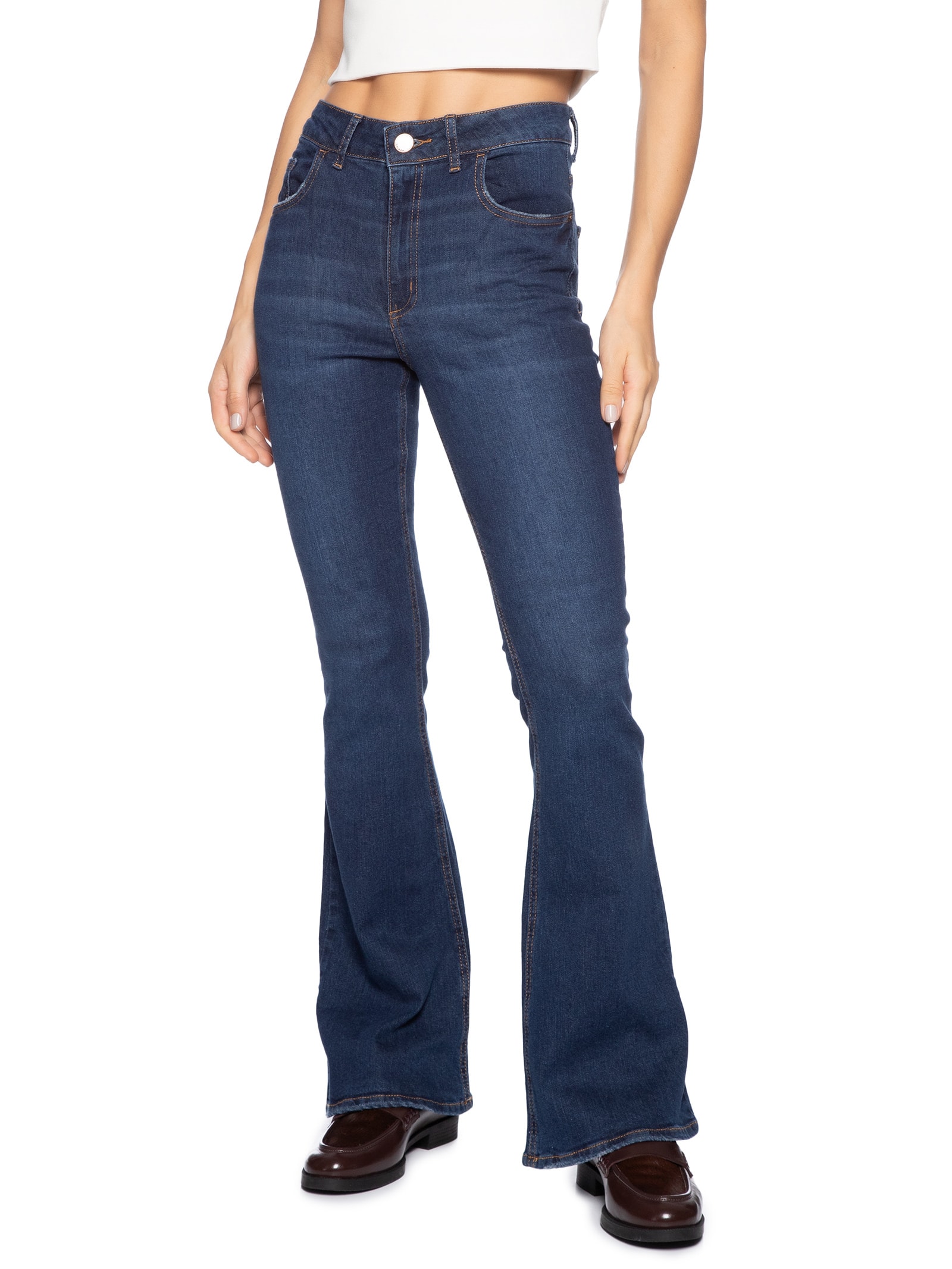 Calça Feminina Jeans Azul Hering