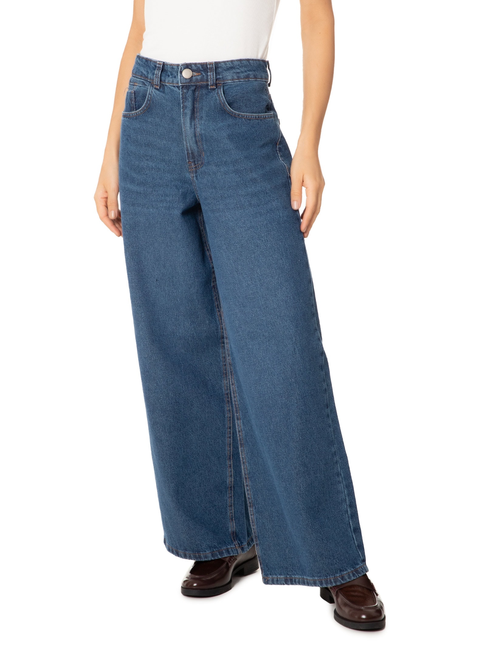 Calça Feminina Jeans Azul Hering