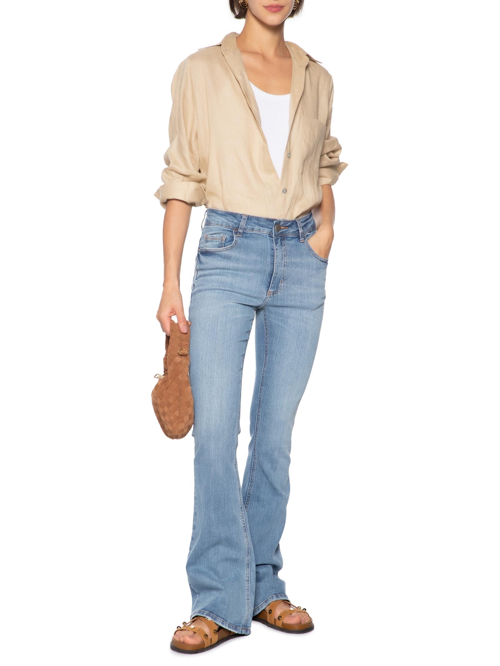 Calça Feminina Jeans Azul Hering