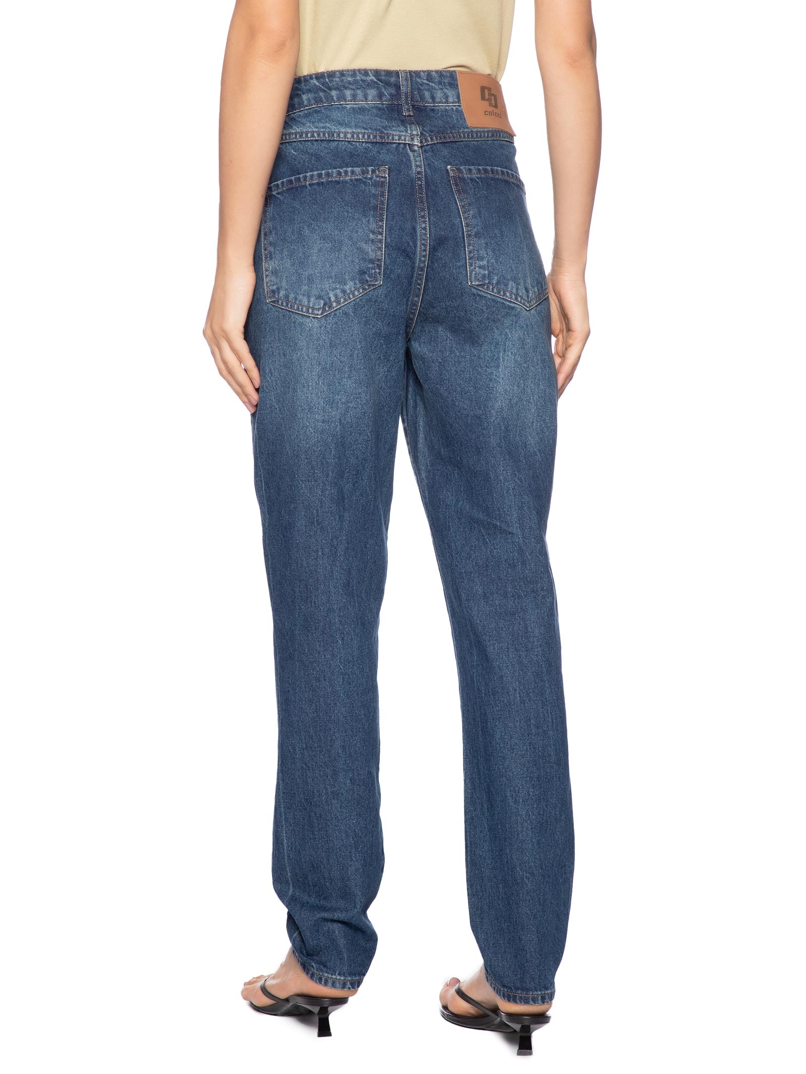 Calça Feminina Jeans Azul Colcci