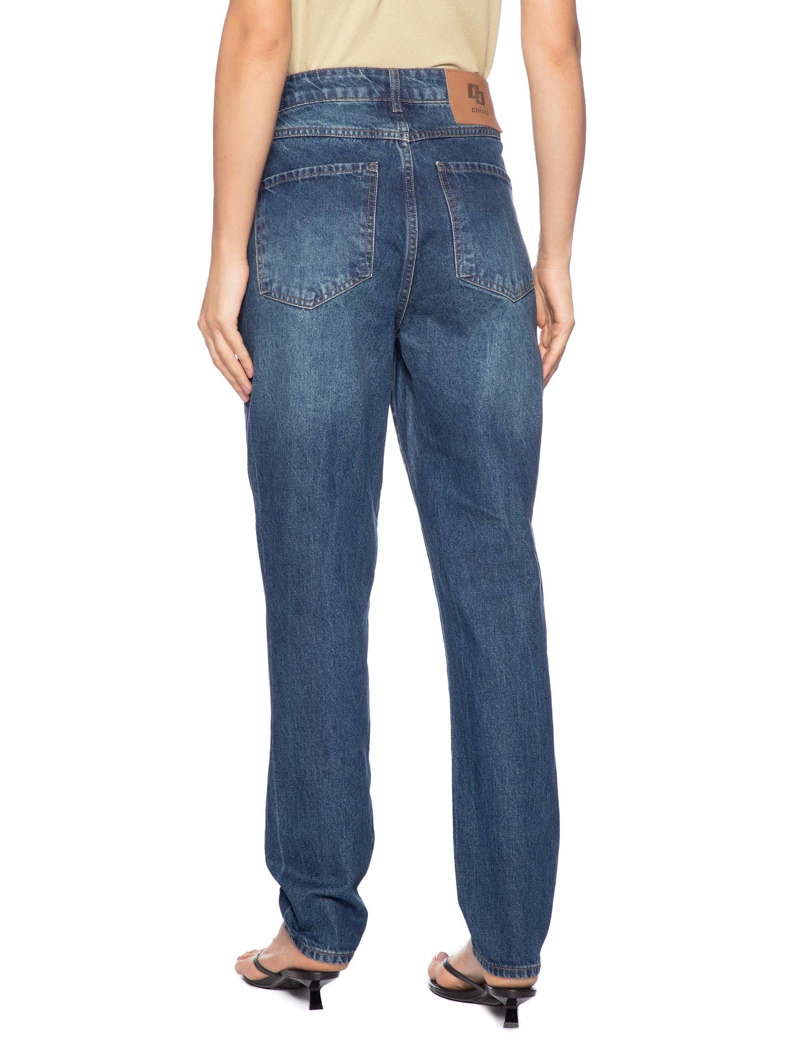 Calça Feminina Jeans Azul Colcci