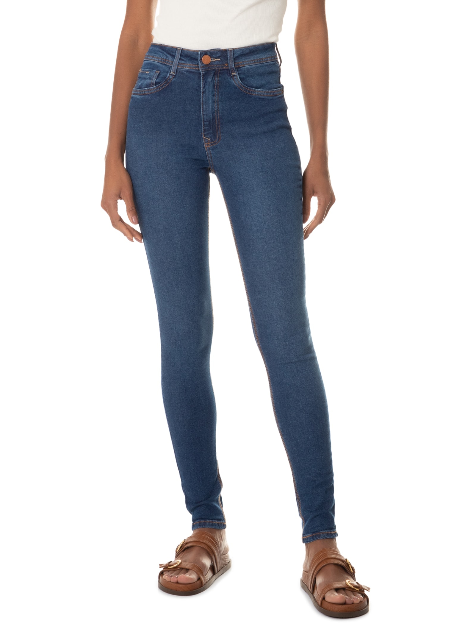 Calça Feminina Jeans Azul Lez A Lez