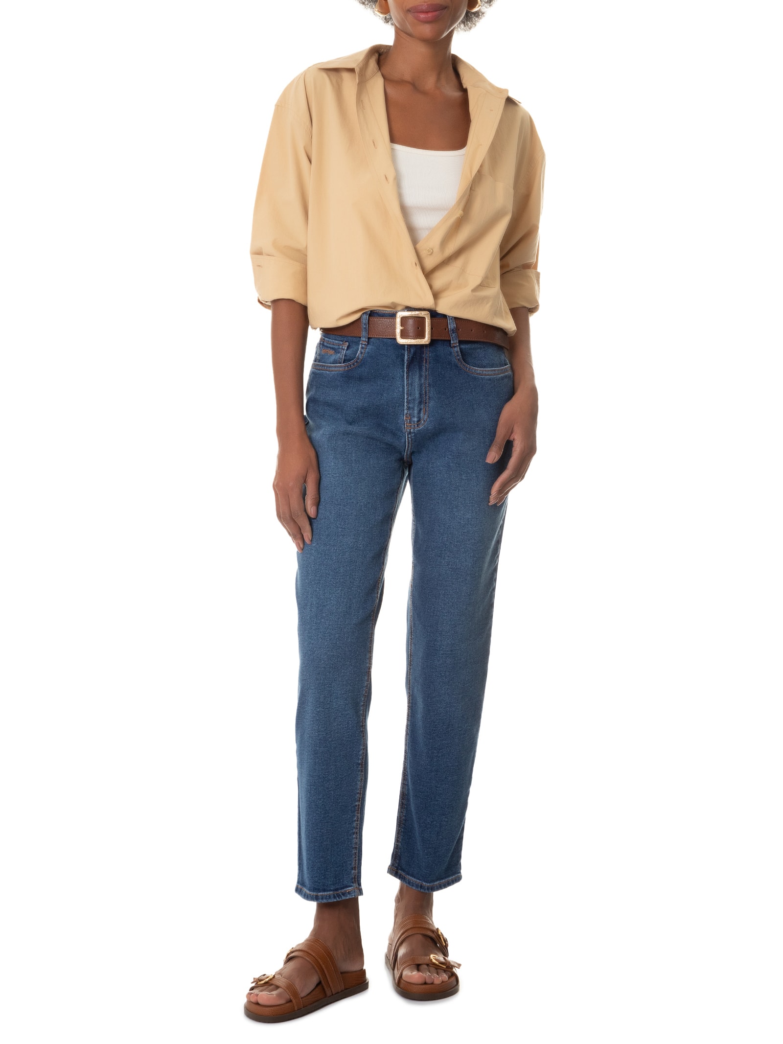 Calça Feminina Jeans Azul Lez A Lez