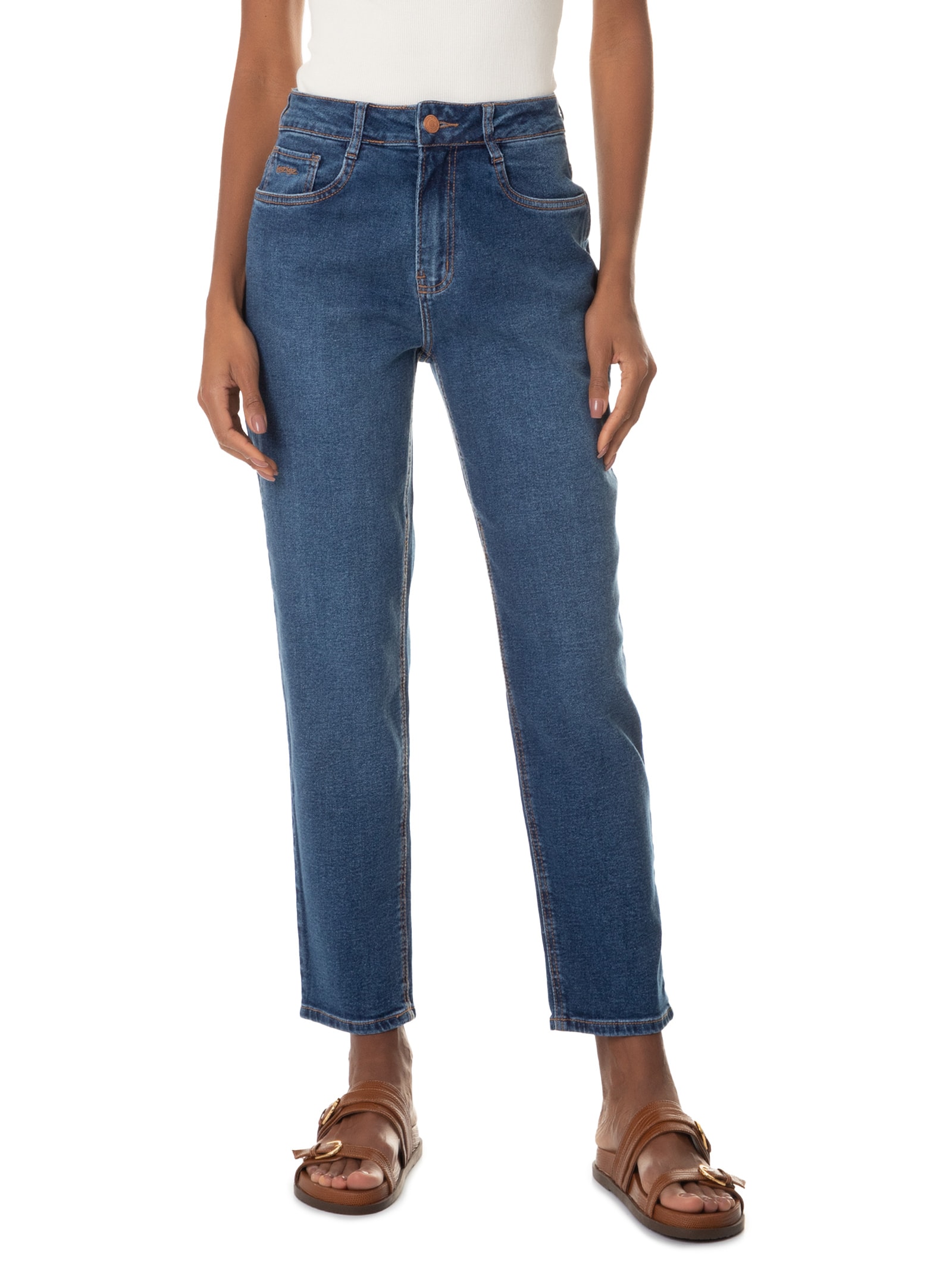 Calça Feminina Jeans Azul Lez A Lez
