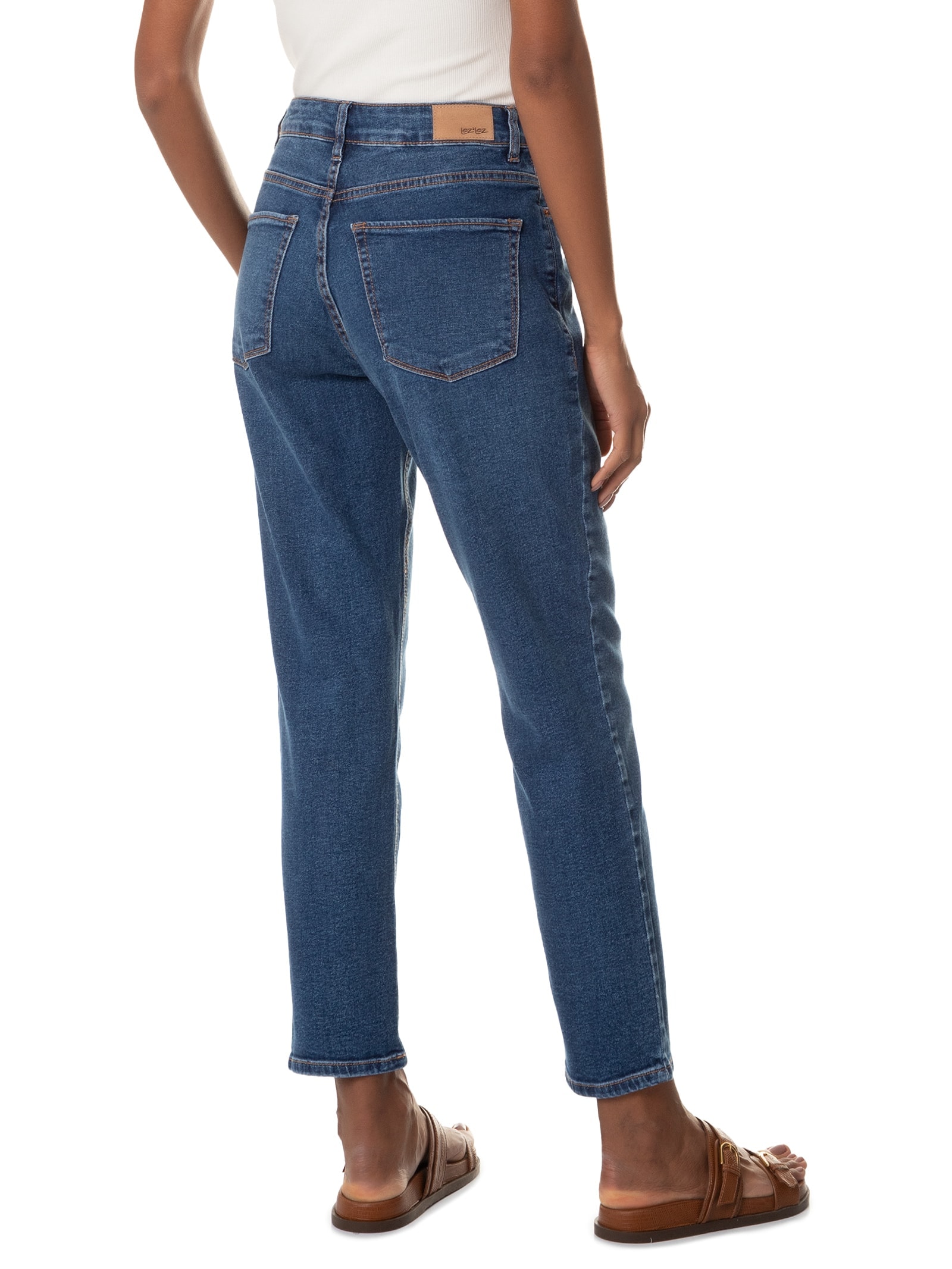 Calça Feminina Jeans Azul Lez A Lez