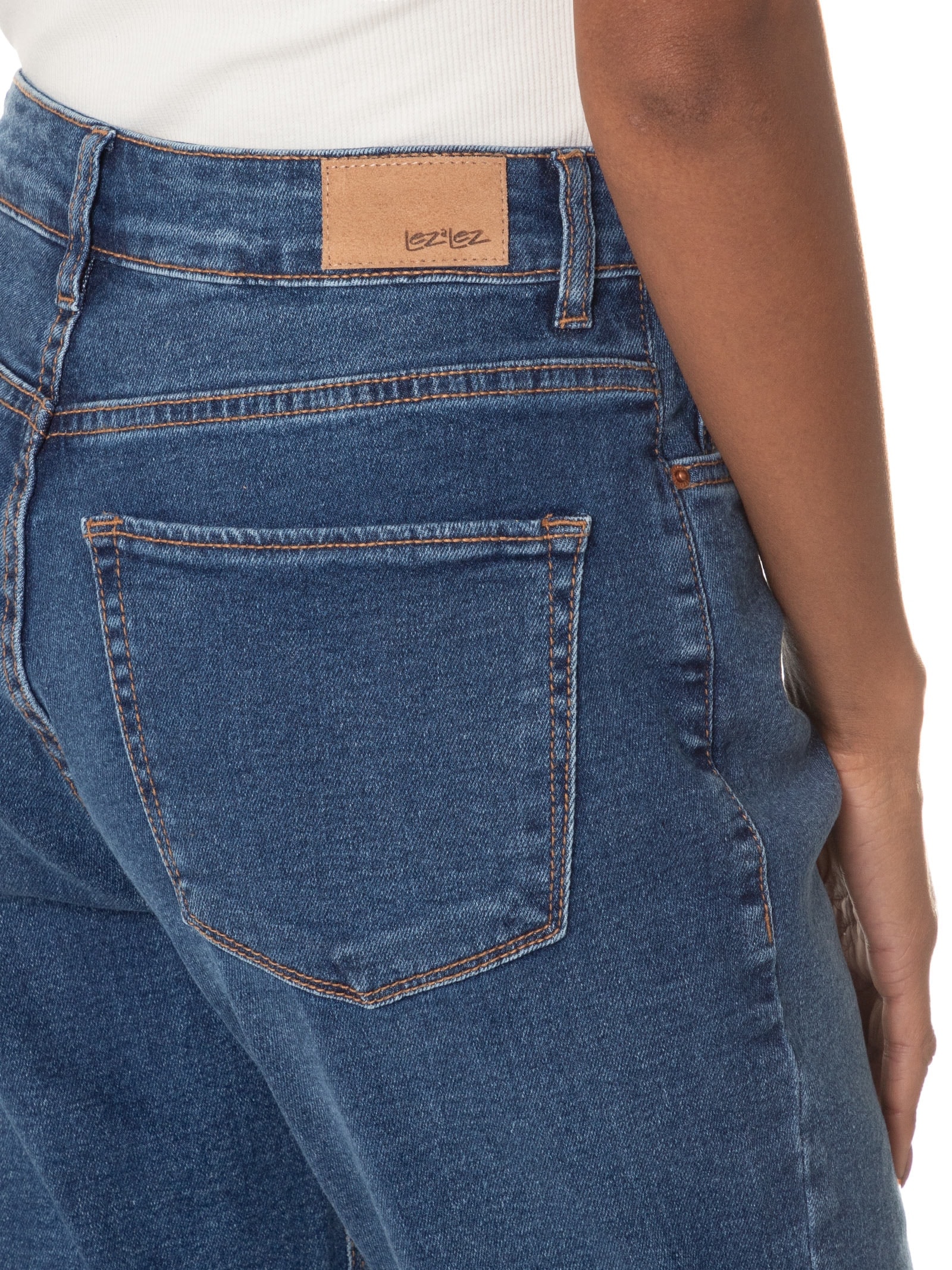 Calça Feminina Jeans Azul Lez A Lez