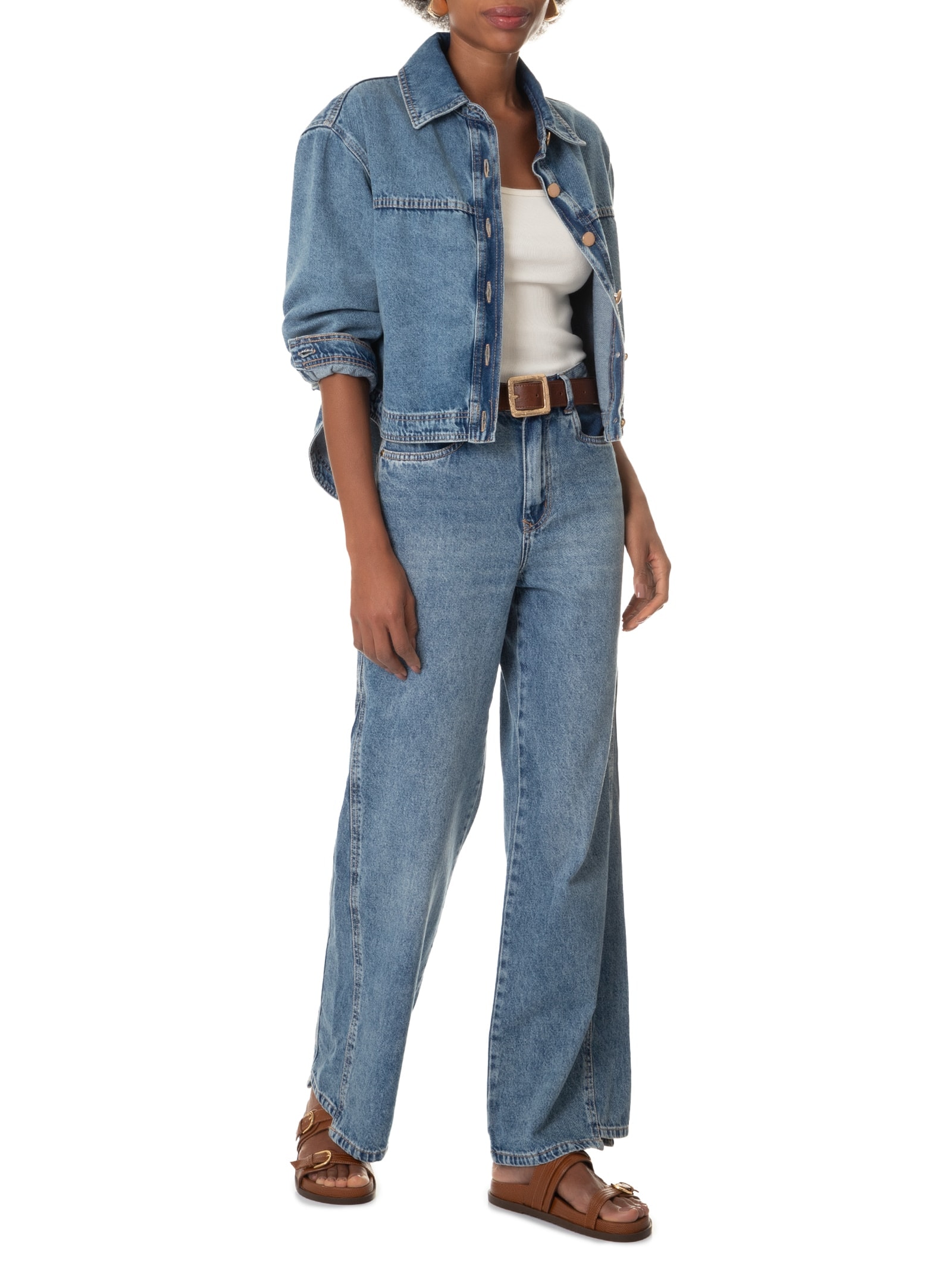 Calça Feminina Jeans Azul Lez A Lez