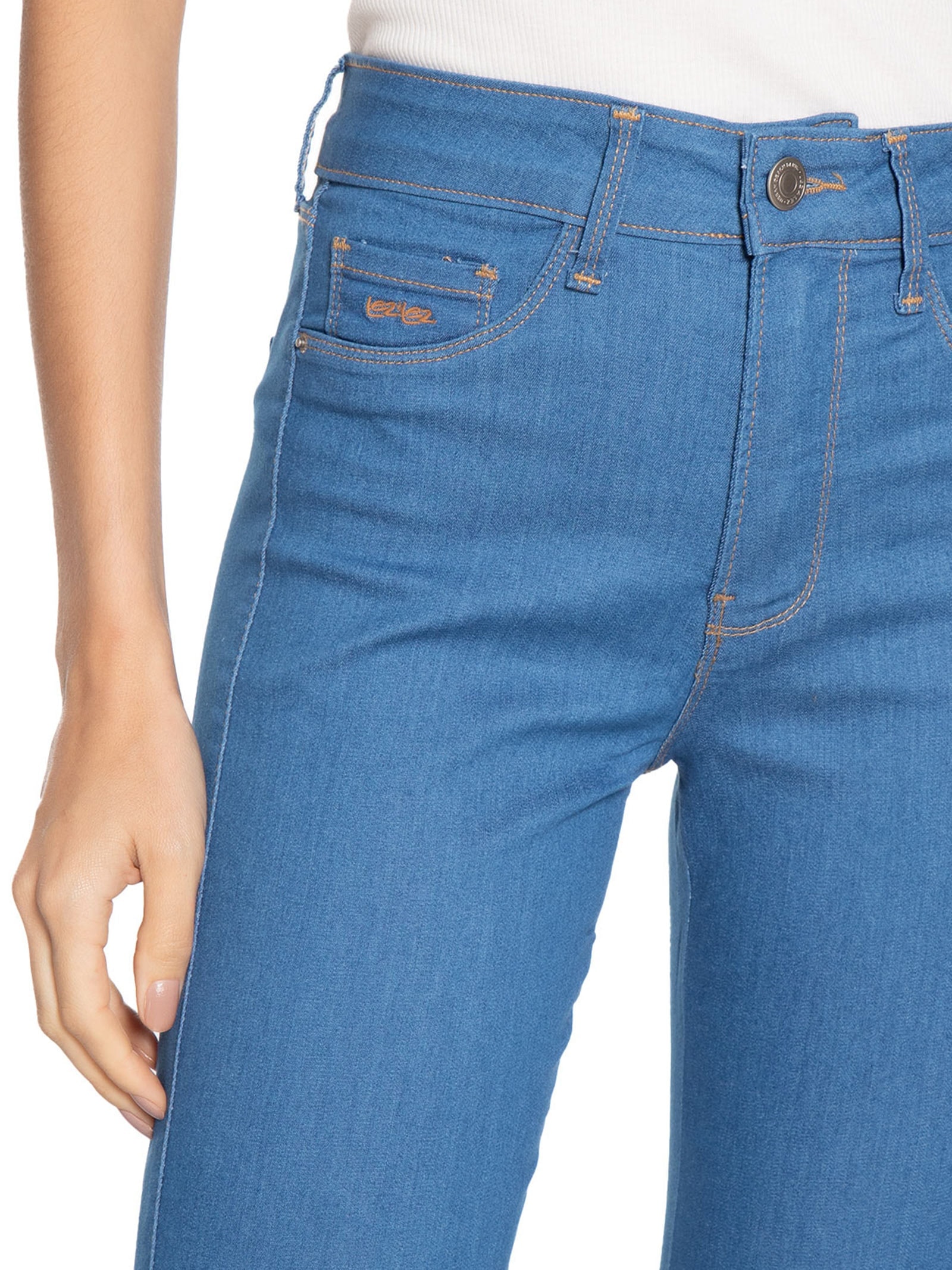 Calça Feminina Jeans Azul Lez A Lez