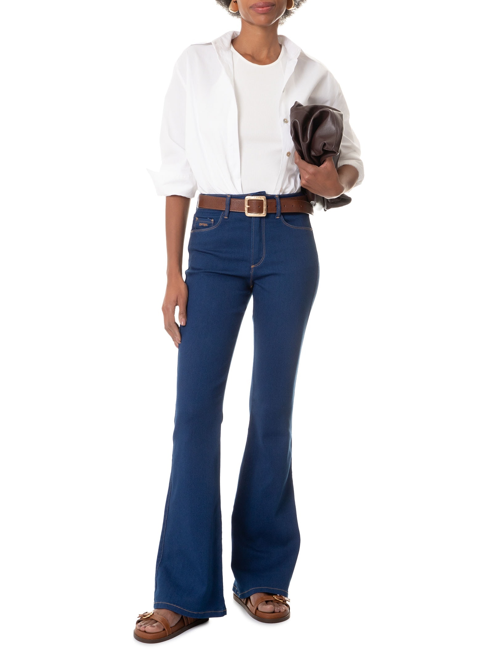 Calça Feminina Jeans Azul Lez A Lez