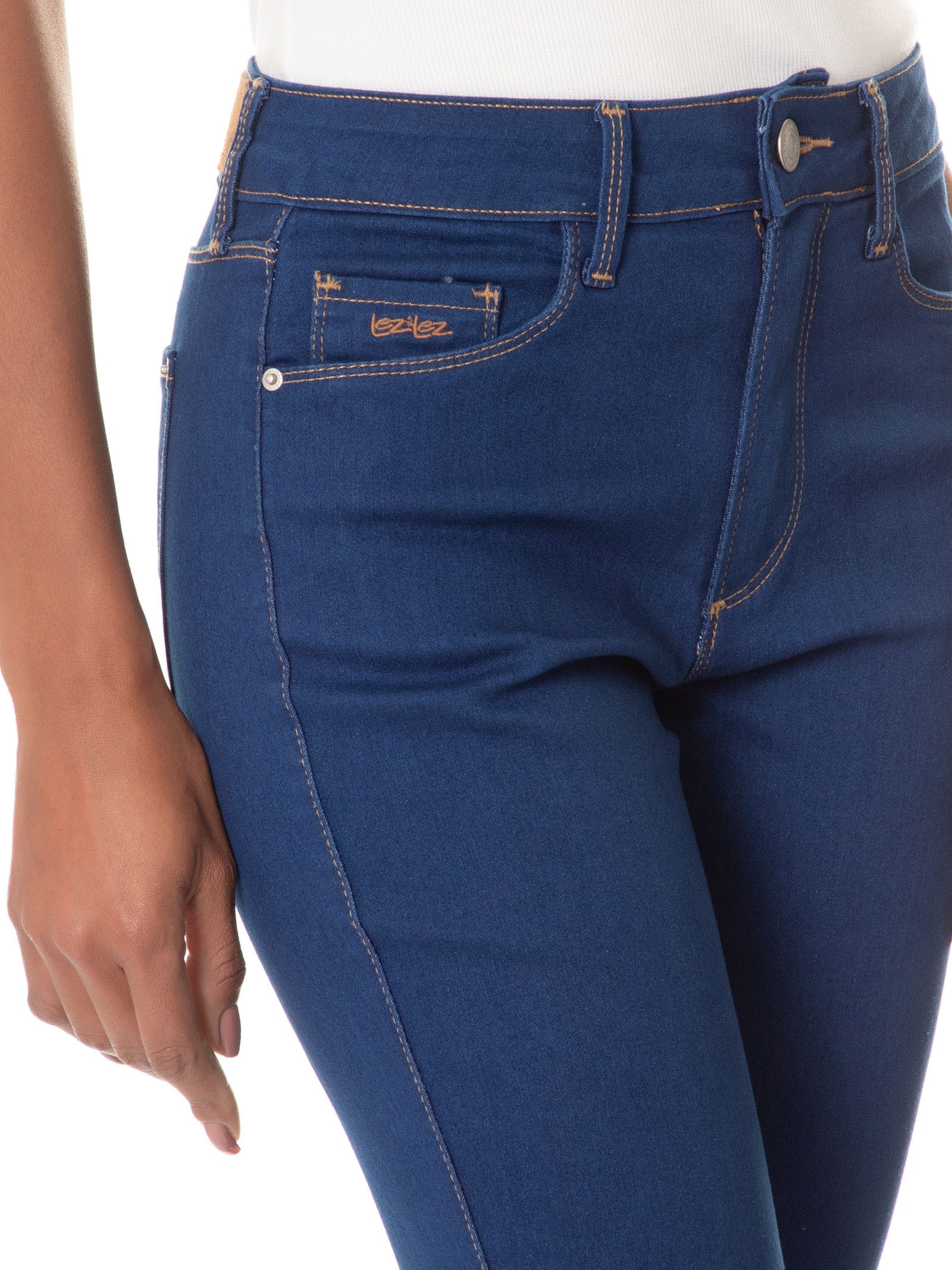 Calça Feminina Jeans Azul Lez A Lez