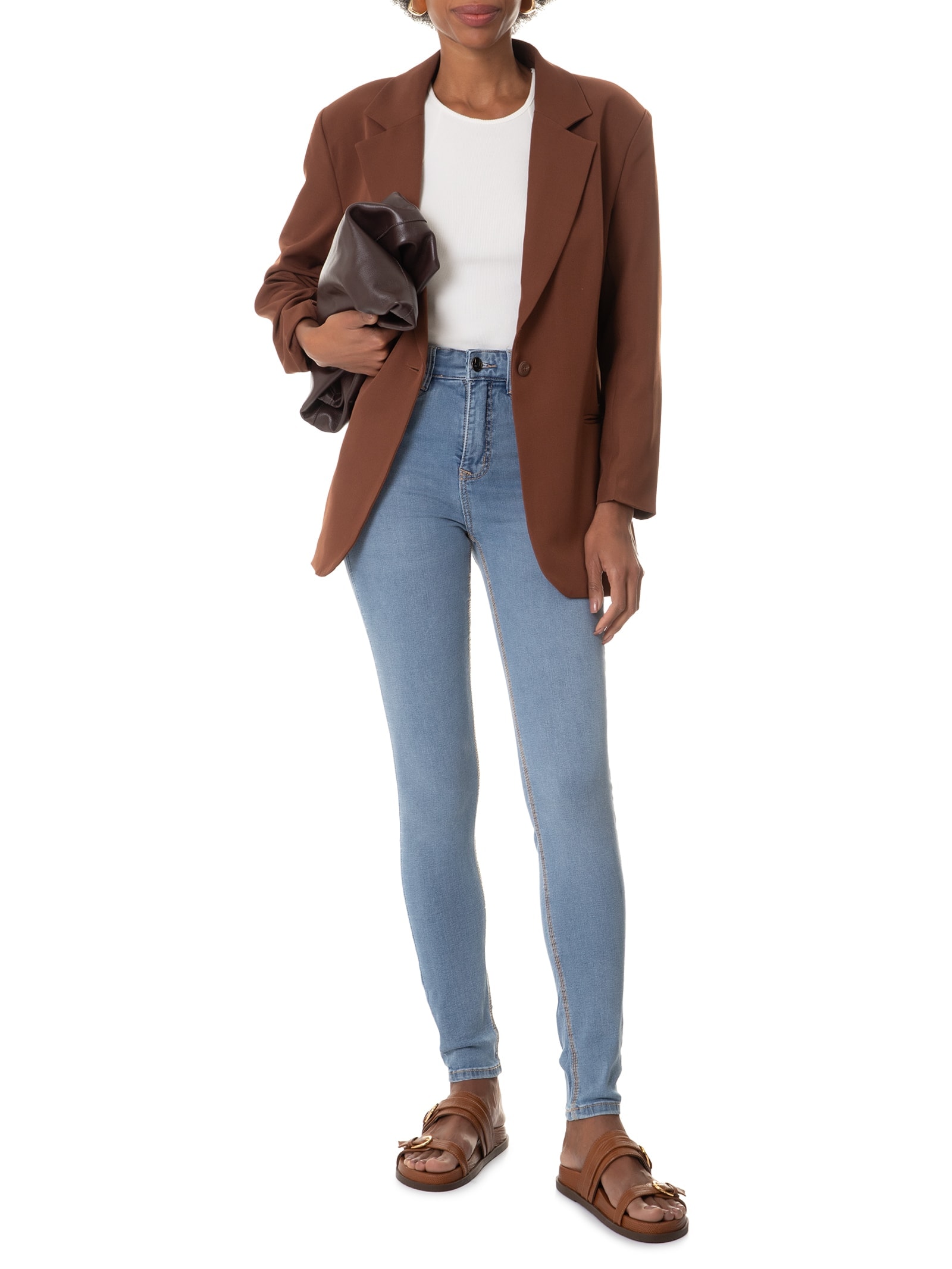 Calça Feminina Jeans Azul Lez A Lez