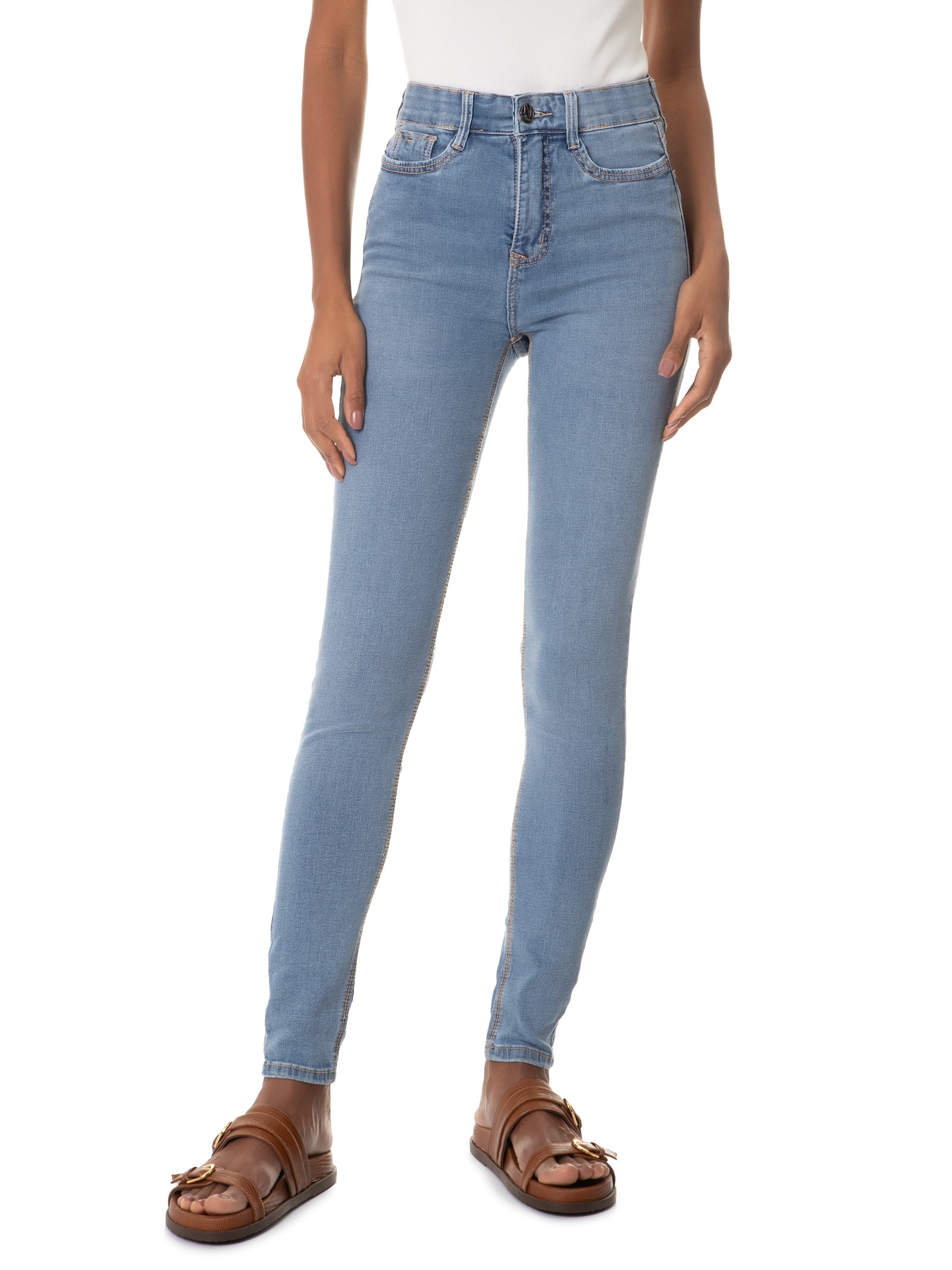 Calça Feminina Jeans Azul Lez A Lez