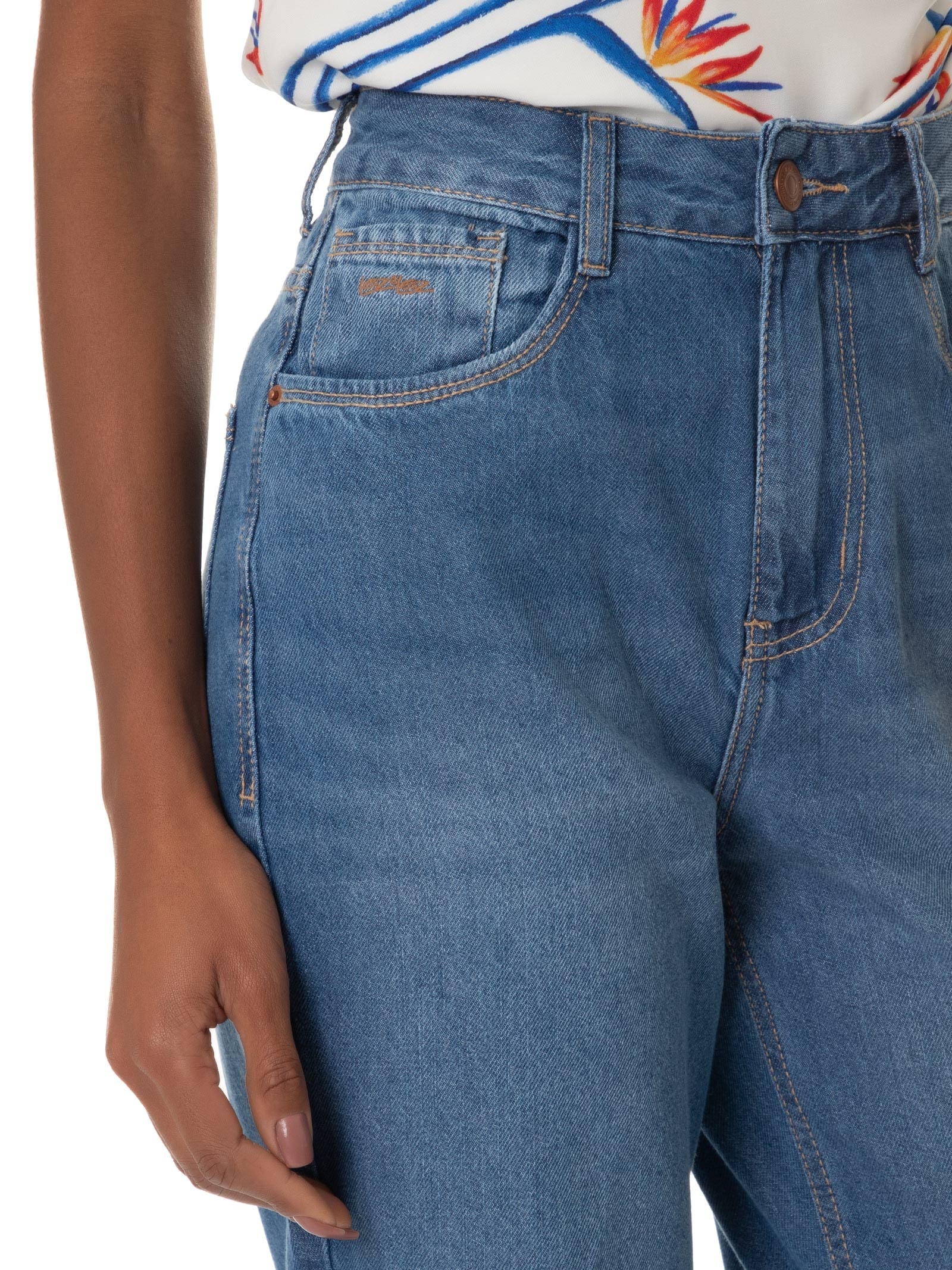 Calça Feminina Jeans Azul Lez A Lez
