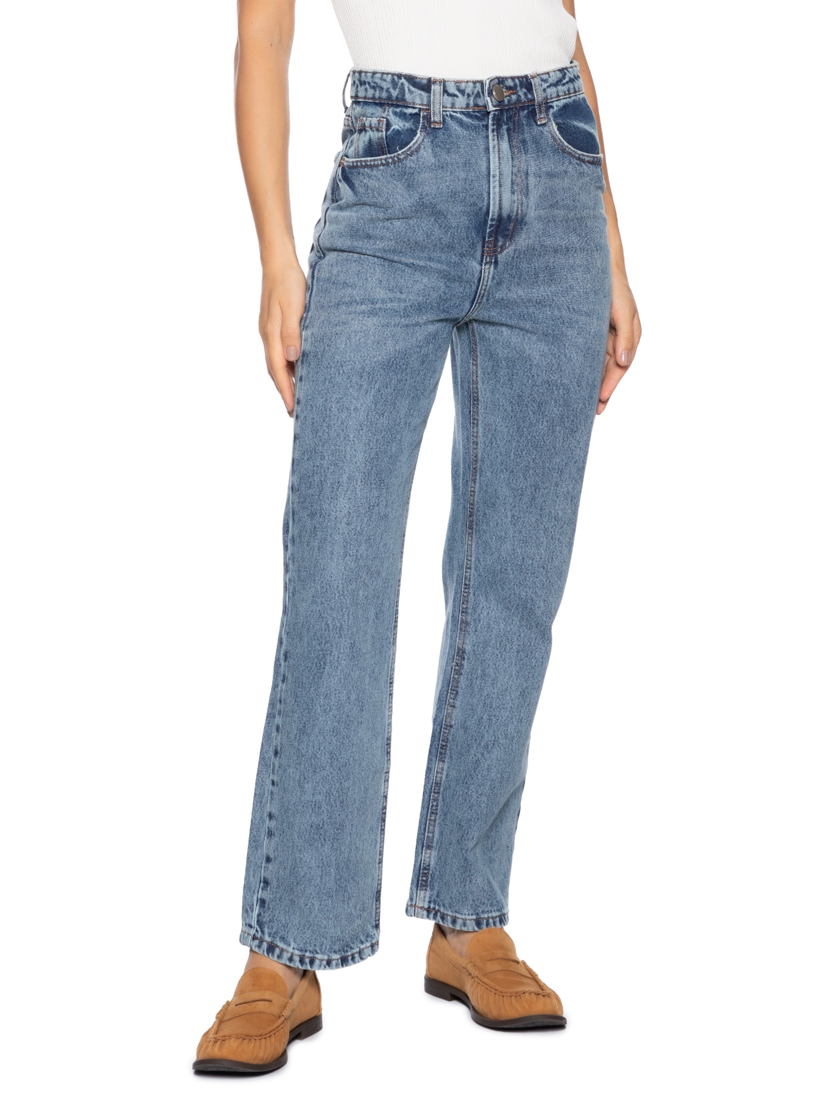 Calça Feminina Jeans Azul Hering