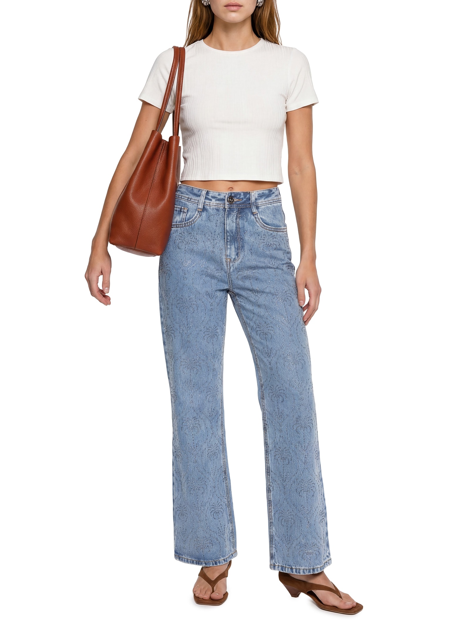 Calça Feminina Jeans Azul Lez A Lez