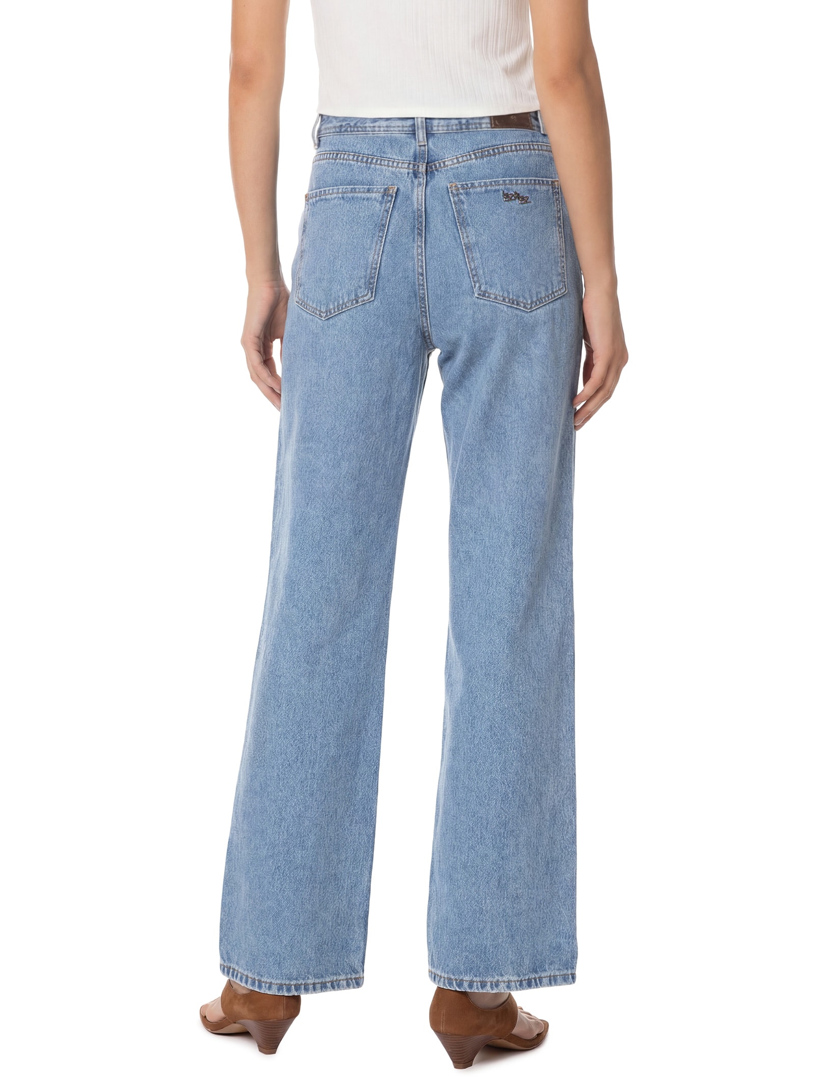 Calça Feminina Jeans Azul Lez A Lez