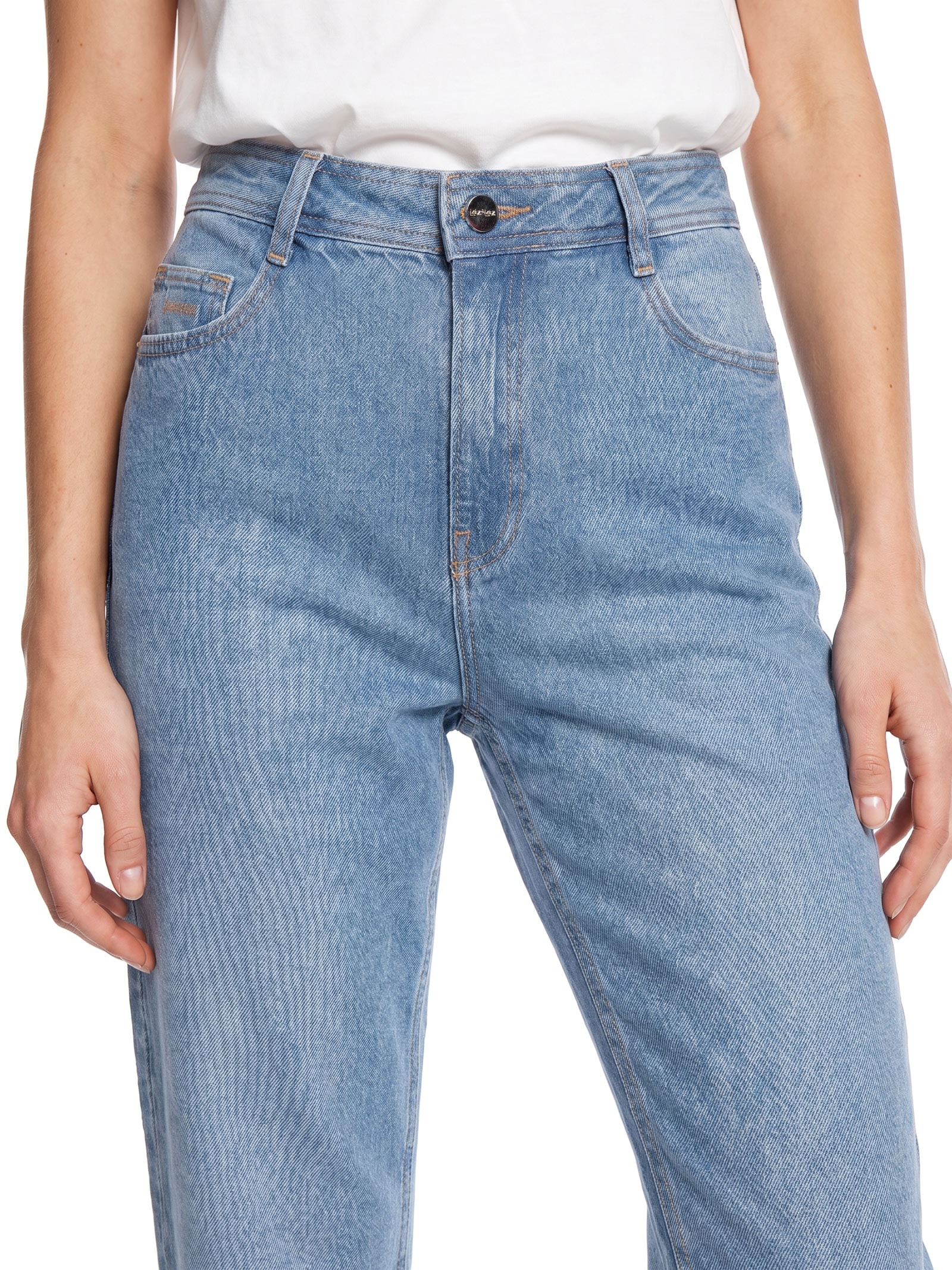 Calça Feminina Jeans Azul Lez A Lez