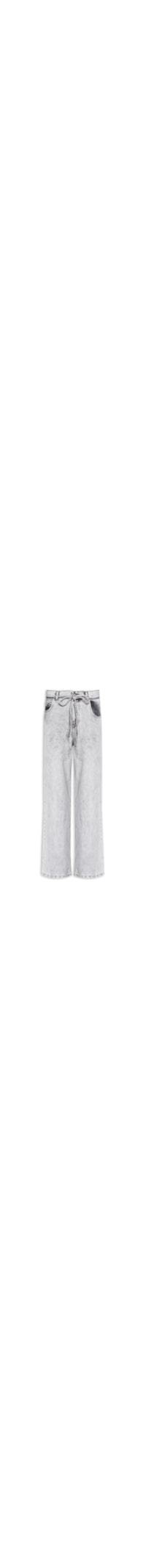Calça Feminina Jeans B Pantalona Maxi - Cinza