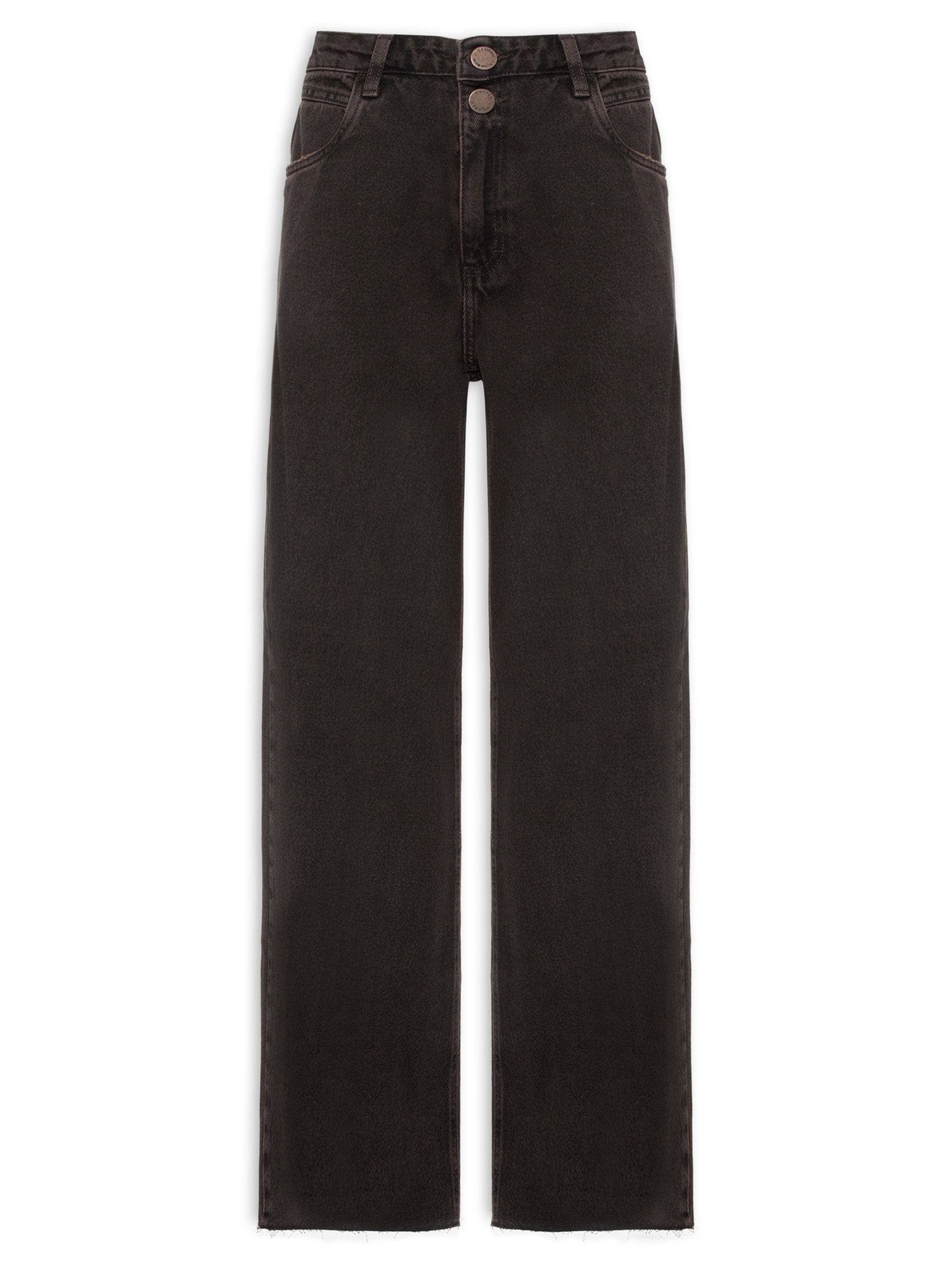 Calça Feminina Jeans B Sobretinto Marrom Cantão
