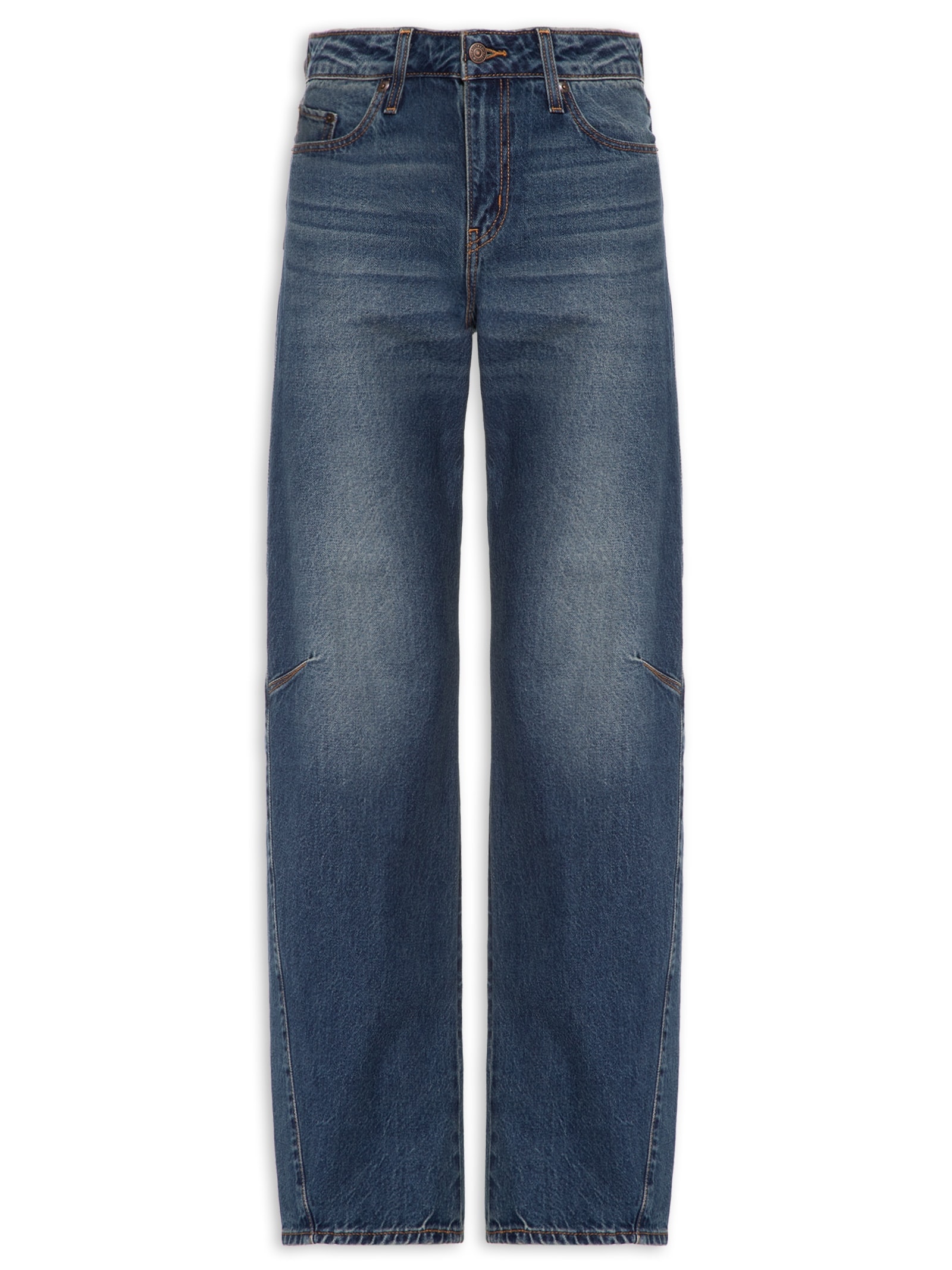 Levi's - Calça Feminina Jeans Baggy Dad Barrel - Azul