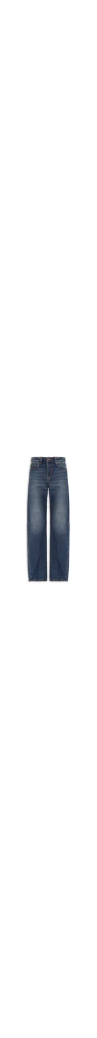 Calça Feminina Jeans Baggy Dad Barrel - Azul