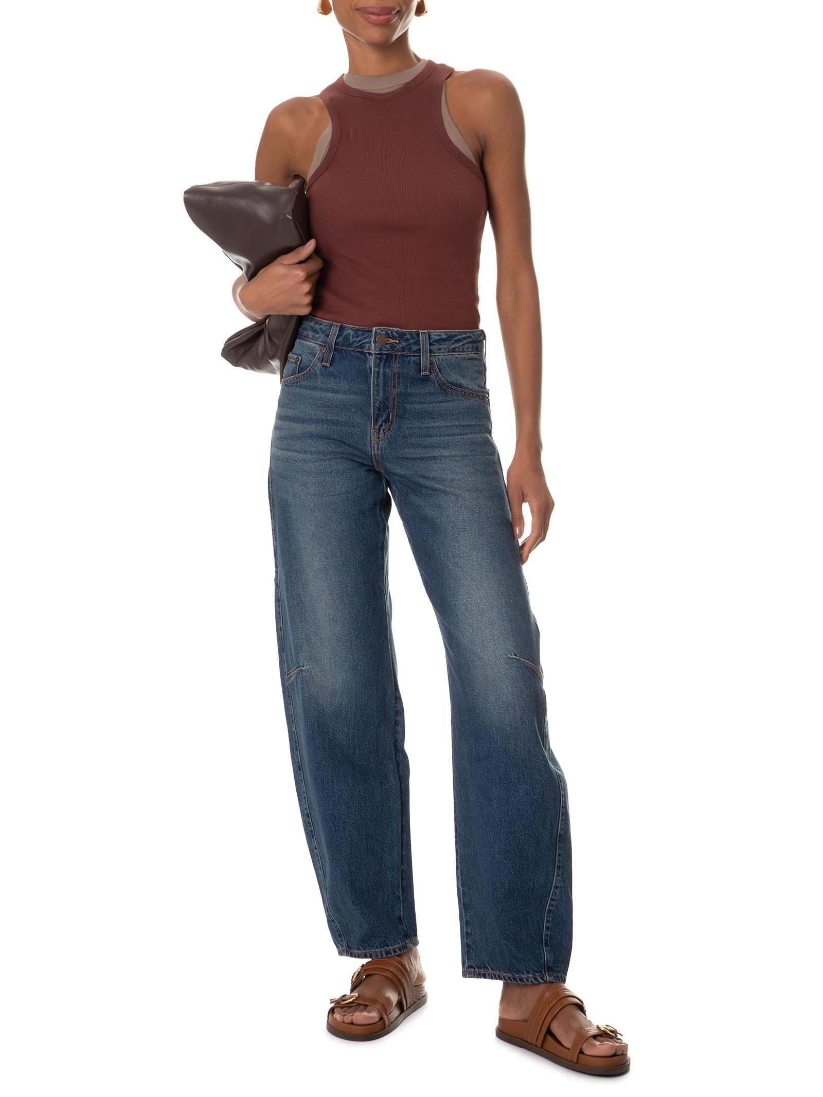Levi's - Calça Feminina Jeans Baggy Dad Barrel - Azul