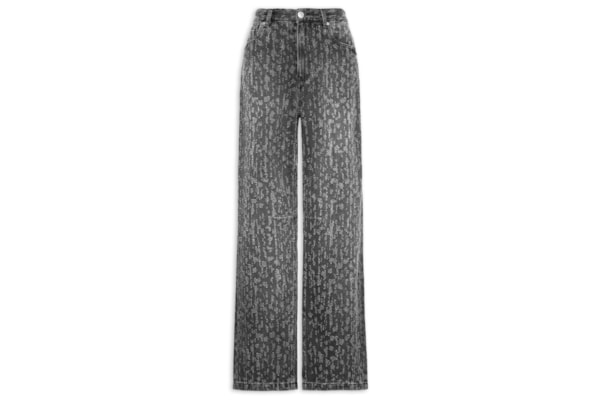 Calça Feminina Jeans Ballon - Preto