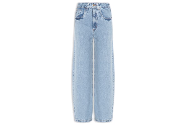 Calça Feminina Jeans Balloon - Azul