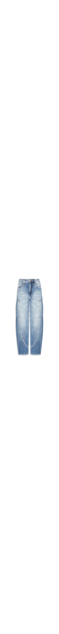 Calça Feminina Jeans Balloon - Azul