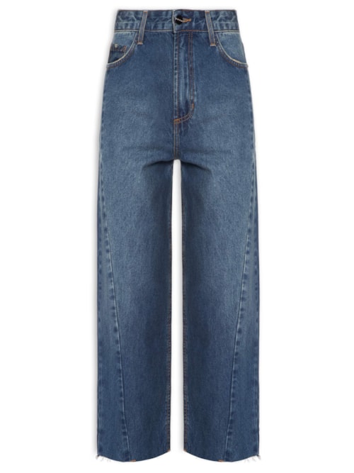 Calça Feminina Jeans Balloon Vicky – Azul