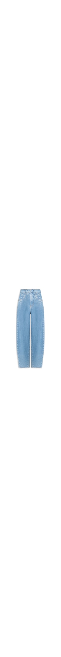 Calça Feminina Jeans Barrel - Azul
