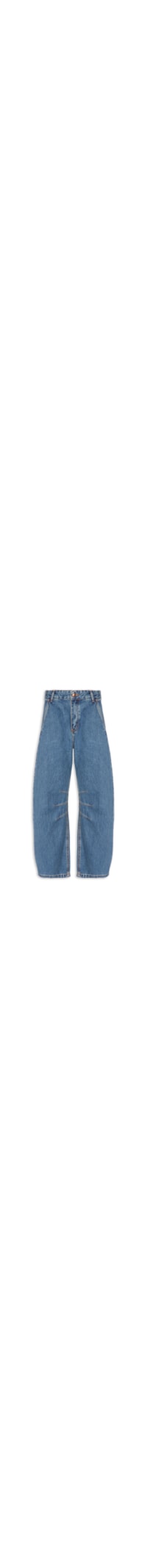 Calça Feminina Jeans Barrel Karina – Azul