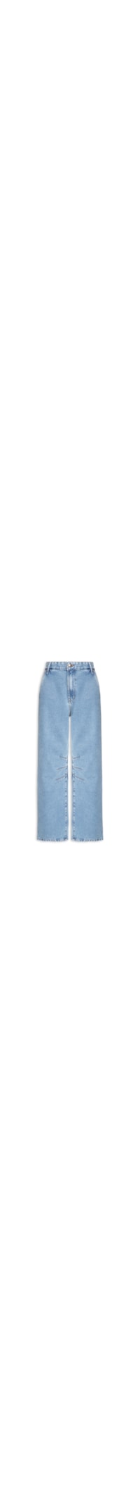 Calça Feminina Jeans Barrel – Azul