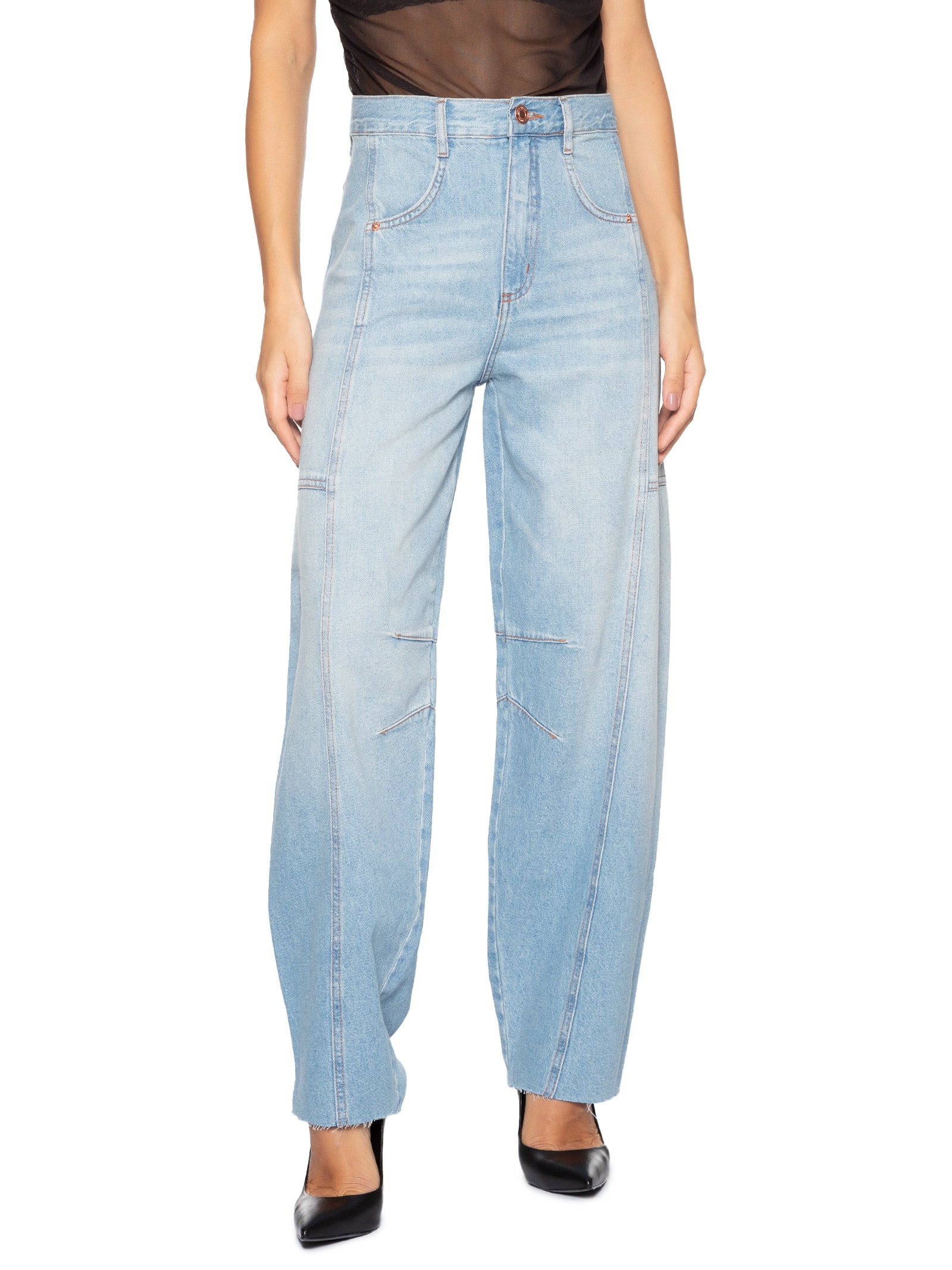 Calça Feminina Jeans Basic Comfort Azul Open