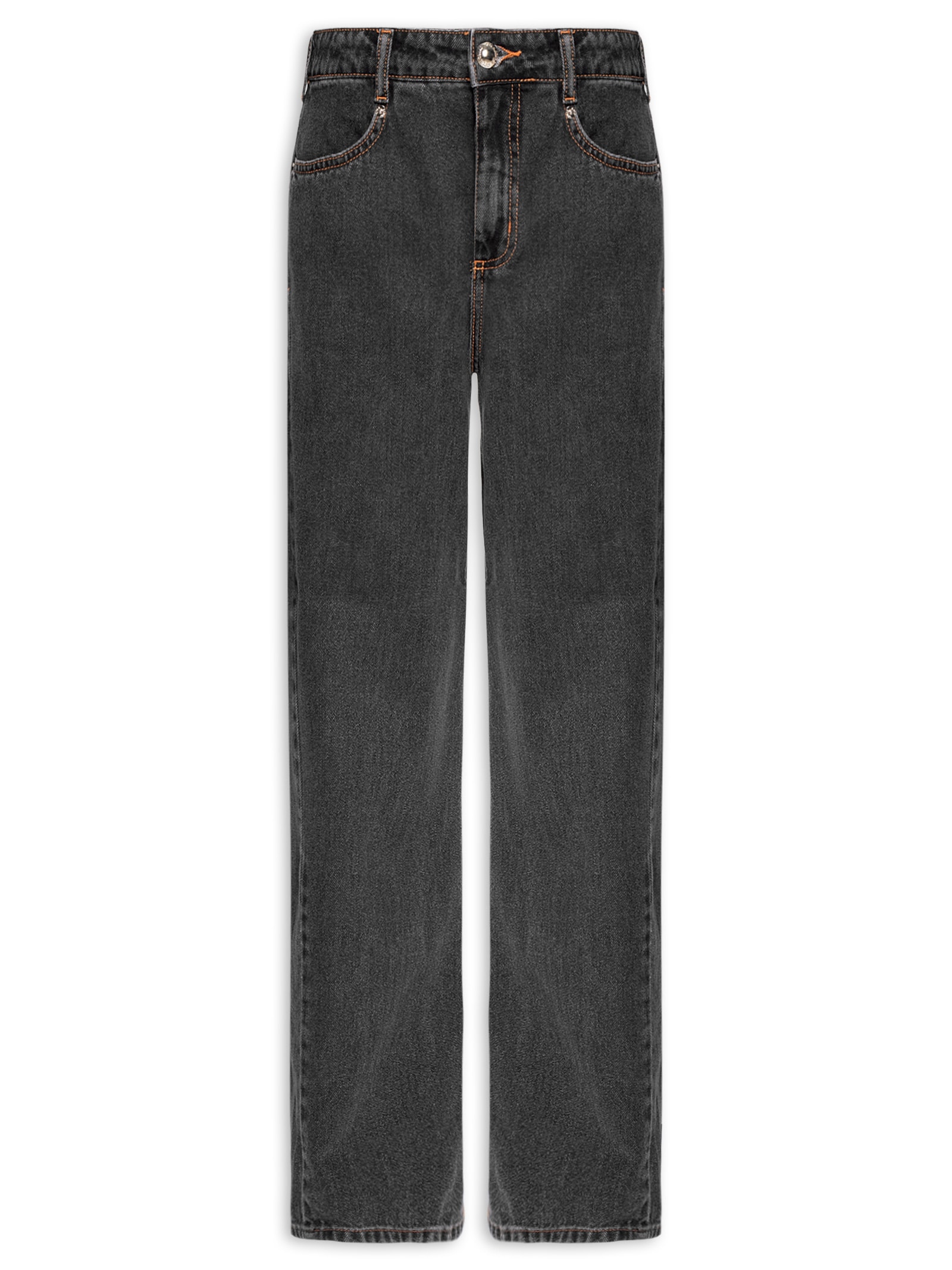 Calça Feminina Jeans Basic Comfort Preto Open