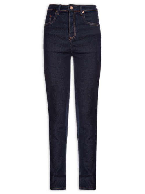 Calça Feminina Jeans Basic High – Azul